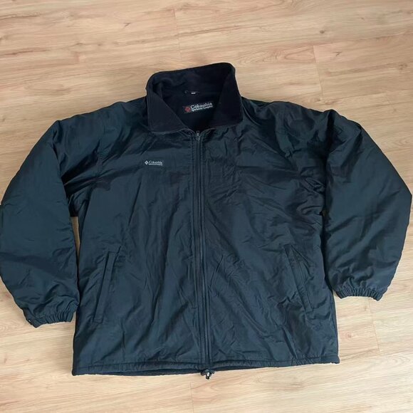 Black Columbia XCO Outerwear Zipper Jacket Mens Size XXL - Picture 1 of 8